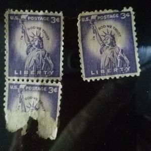 Very old 1958 stamps never used